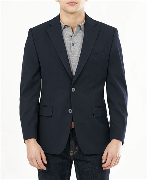 michael kors men's modern-fit solid sport coat|Michael Kors men's overcoat macy's.